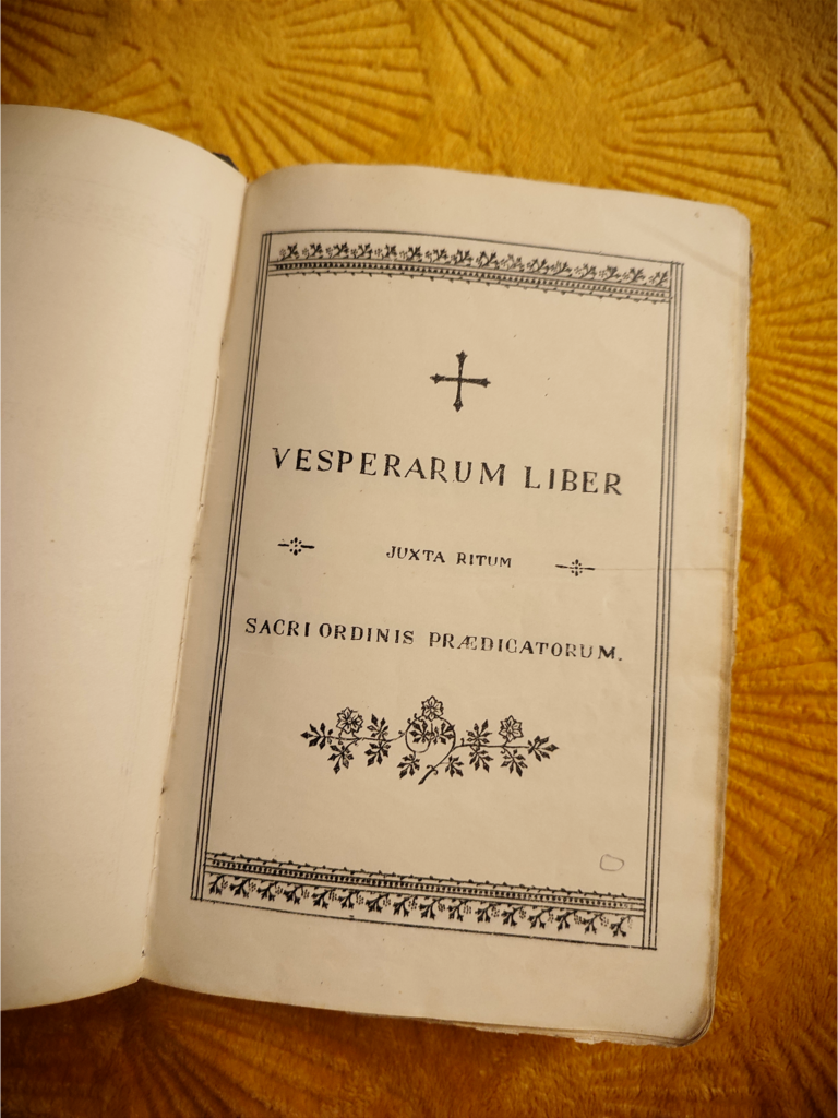 Vesperarum Liber juxta ritum Sacri Ordinis Praedicatorum [po 1900] (1 ...
