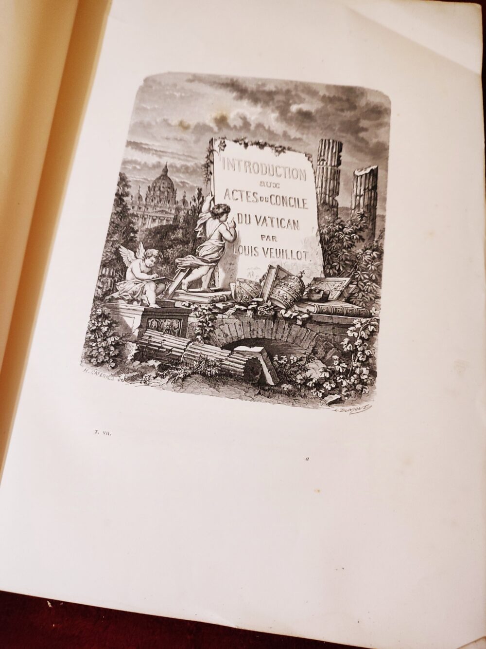 Victor Frond (red.), "Actes et histoire du Concile Oecuménique de Rome" [1869-1871] + liczne gratisy! - obrazek 14