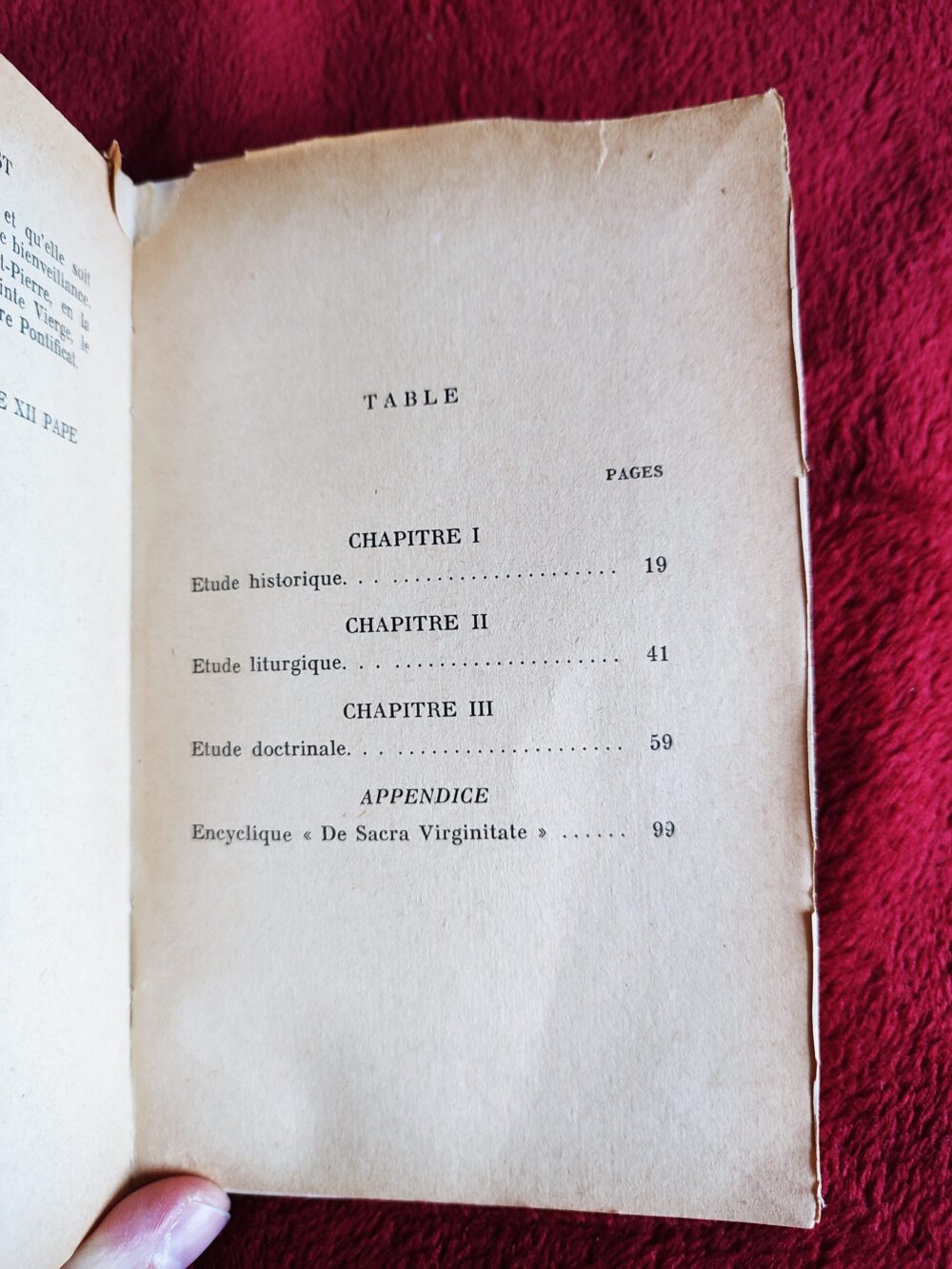 Anne Leflaive, "Epouse du Christ. Etude historique, liturgique et doctrinale sur la bénédiction et la consécration des vierges du pontifical romain suivie de l'Encyclique de Sacra Virginitate" [1956] - obrazek 3