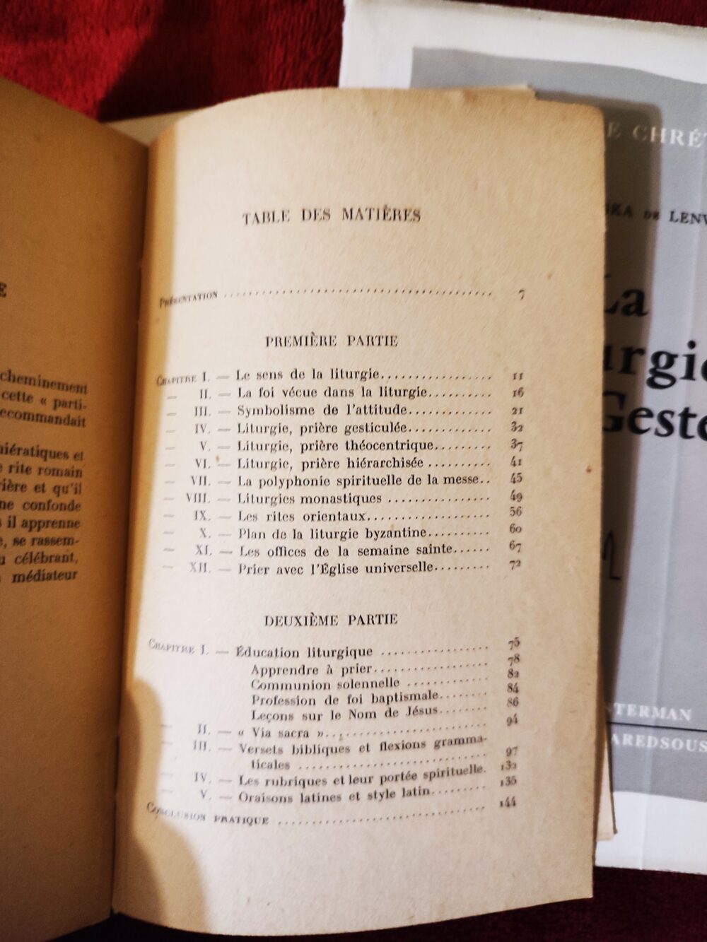 H. Lubienska de Lenval, "L'Education du sens liturgique" [1952] + "La Liturgie du Geste" [1956] - obrazek 3