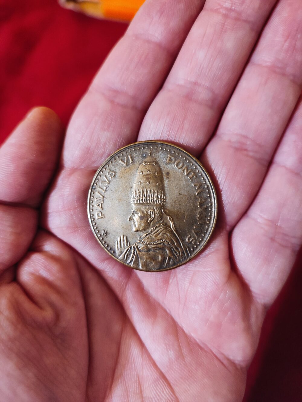 Medal z Papieżem Pawłem VI wydany z okazji Roku Świętego 1975 (2)