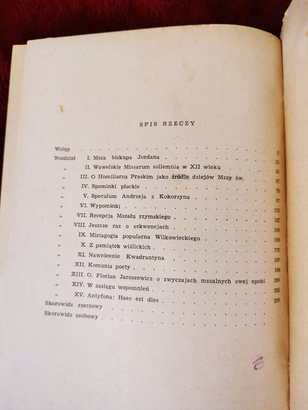 o. Paweł Sczaniecki OSB, "Służba Boża w dawnej Polsce. Studia o Mszy św.: seria druga" [1966] - obrazek 3