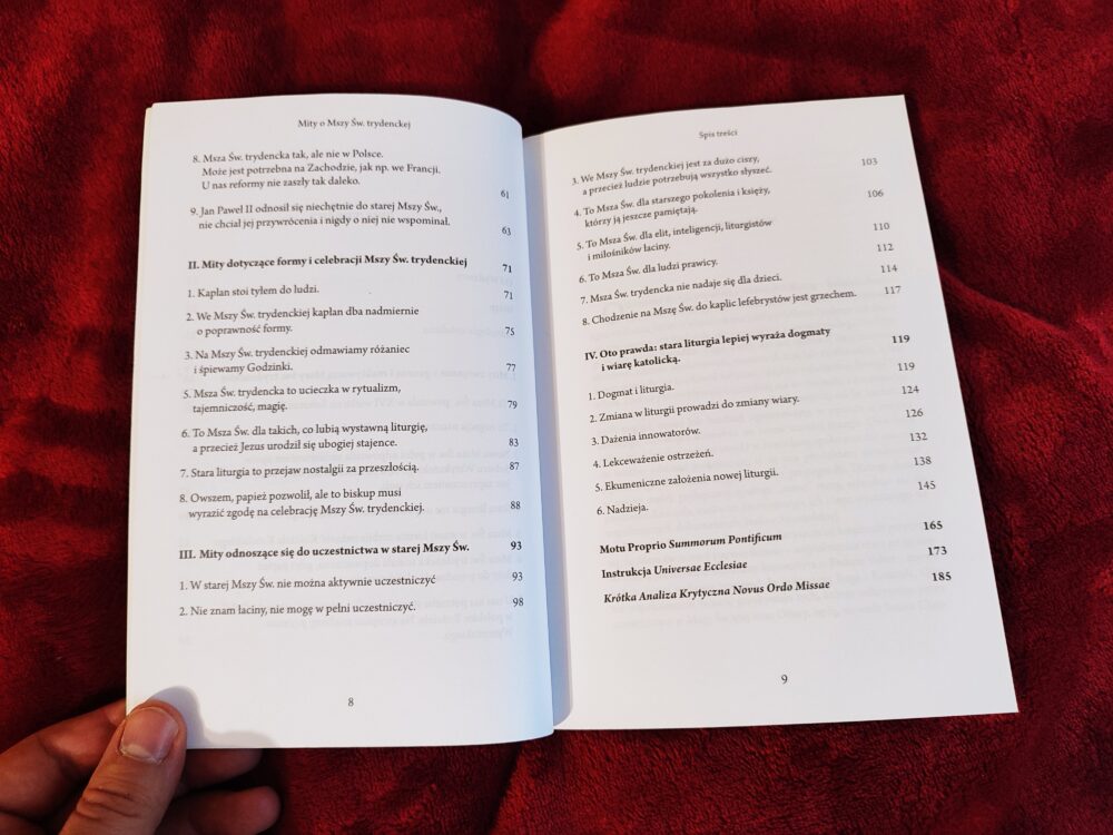 x. Grzegorz Śniadoch IBP, "Msza święta trydencka: mity i prawda. Apologetyka starej Mszy świętej dla początkujących" [2011] - obrazek 3