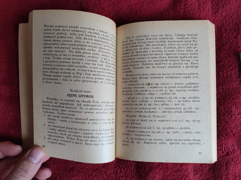 Ettensperger / Ks. Teodor Nogala, "W służbie ołtarza. Podręcznik dla ministrantów" [1948] - obrazek 4