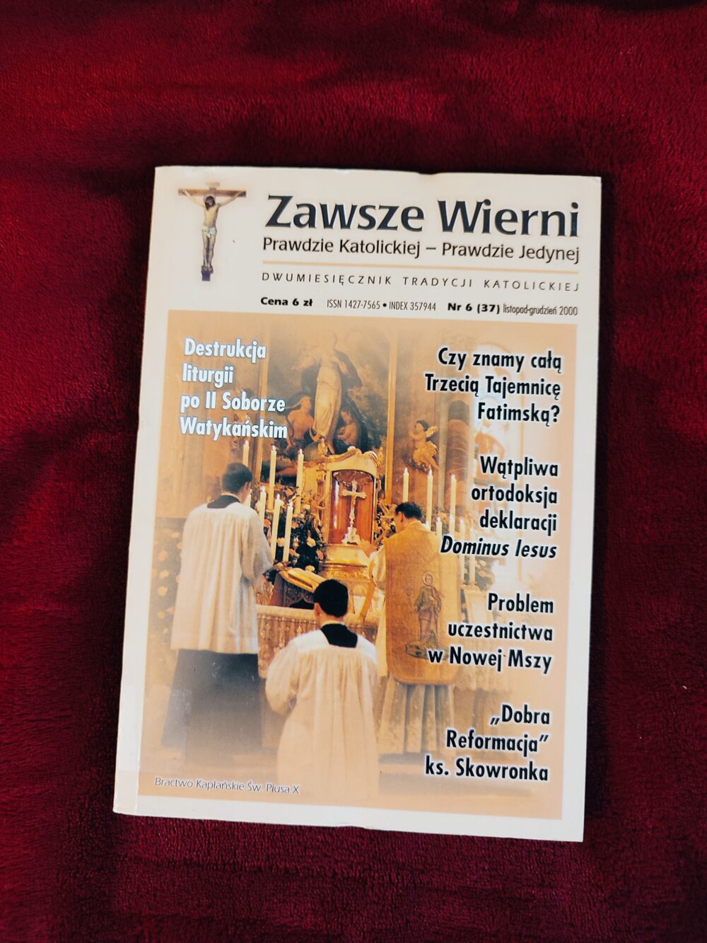 Zawsze Wierni nr 6(37)/2000 o reformie liturgicznej