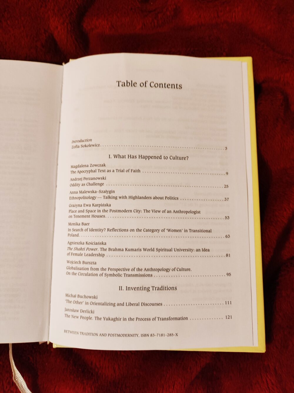 Lech Mróz, Zofia Sokolewicz (ed.), "Between Tradition and Postmodernity. Polish Ethnography at the Turn of the Millenium" [2003] - obrazek 3