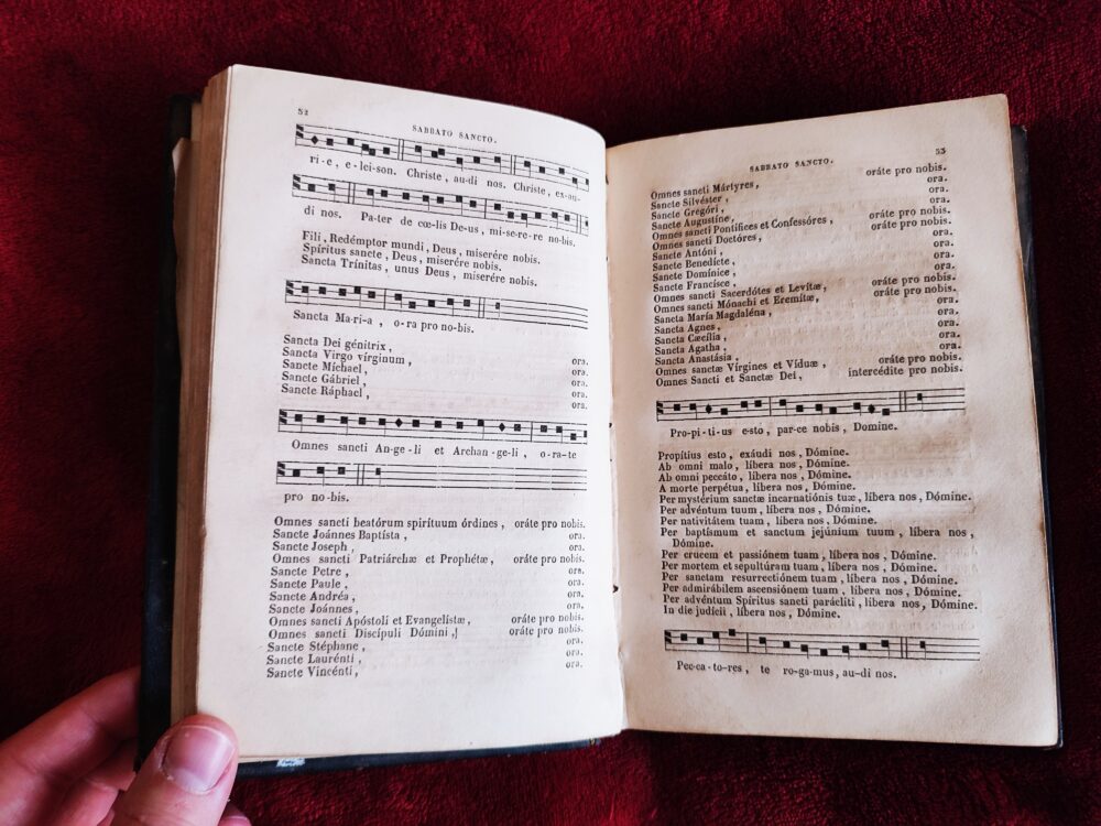 Processionale ritibus Romanae Ecclesiae accomodatum, responsoria, hymnos, antiphonas alique in processionibus cantari solita complectens [1851] - obrazek 3