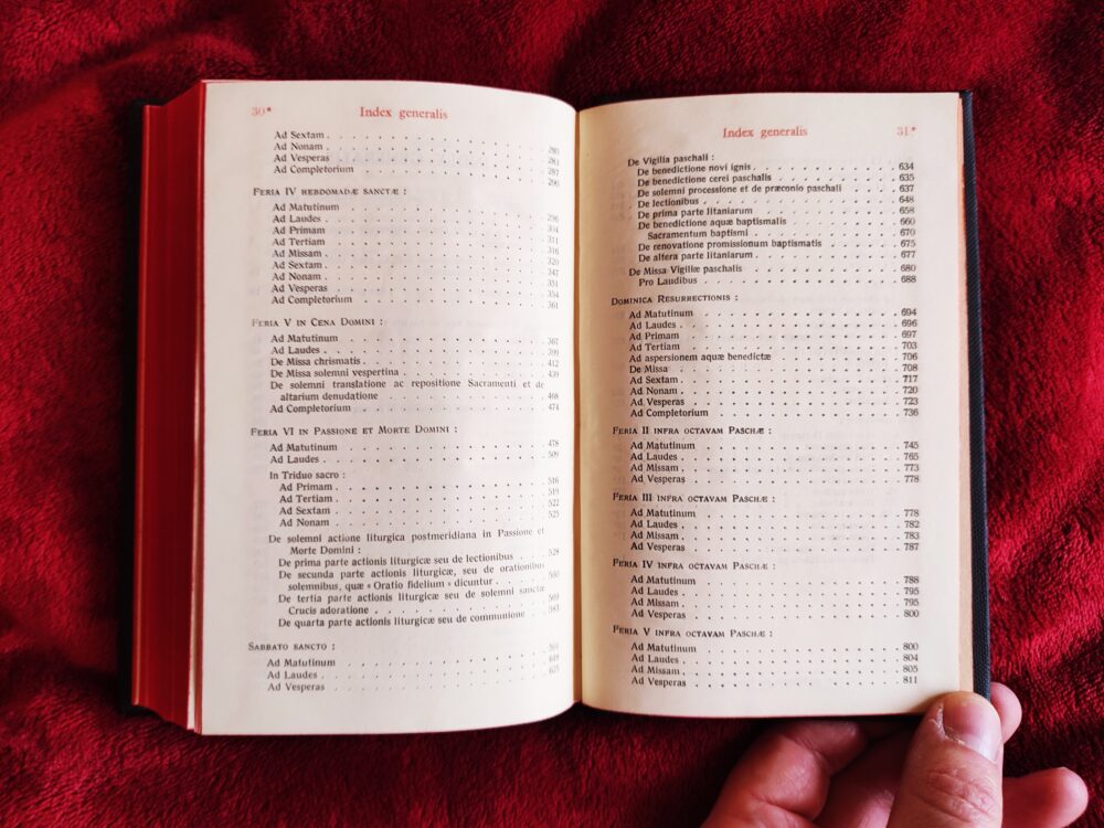 Officium Majoris Hebdomadae et Octavae Paschae cum cantu juxta ordinem Breviarii, Missalis et Pontificalis Romani [1962] - obrazek 3