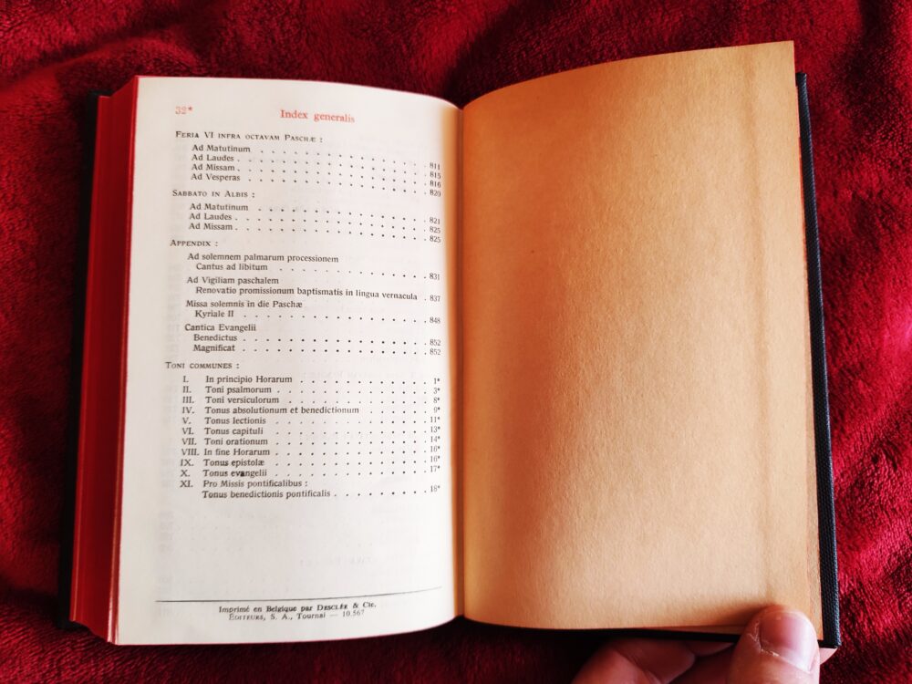 Officium Majoris Hebdomadae et Octavae Paschae cum cantu juxta ordinem Breviarii, Missalis et Pontificalis Romani [1962] - obrazek 4