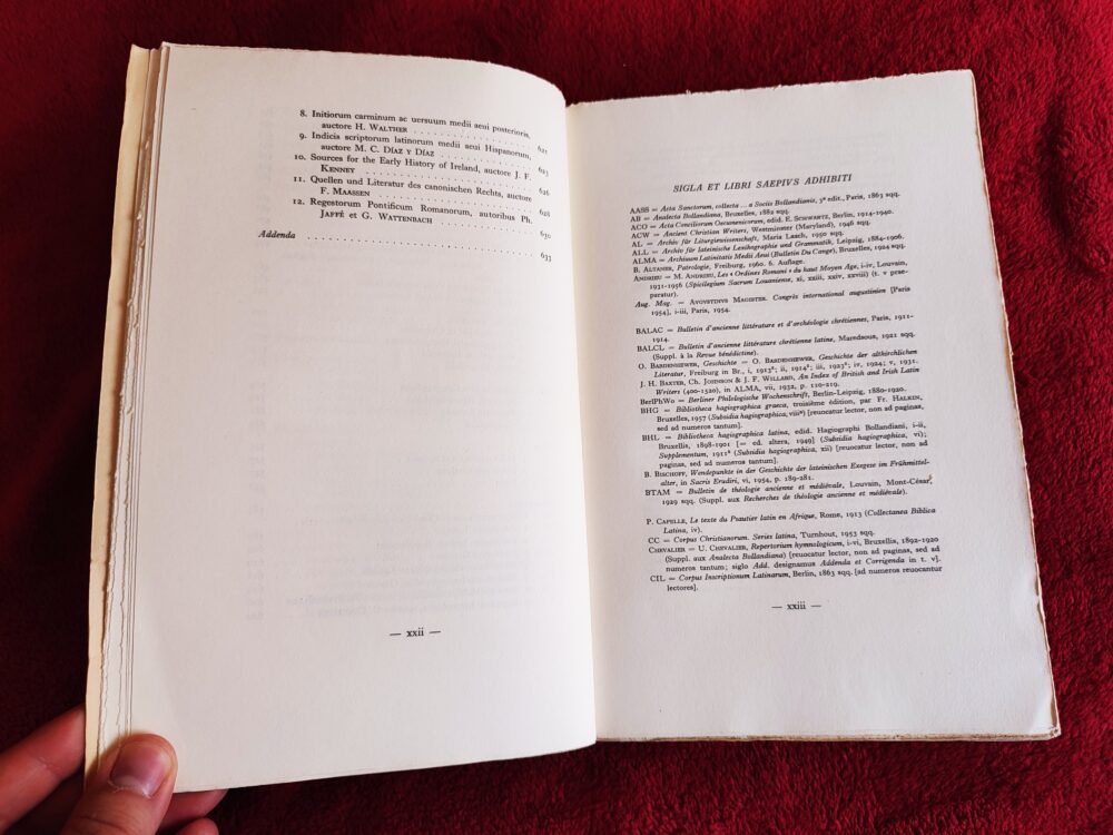 A. Gaar, E. Dekkers, "Clavis Patrum Latinorum" [1961] - obrazek 4