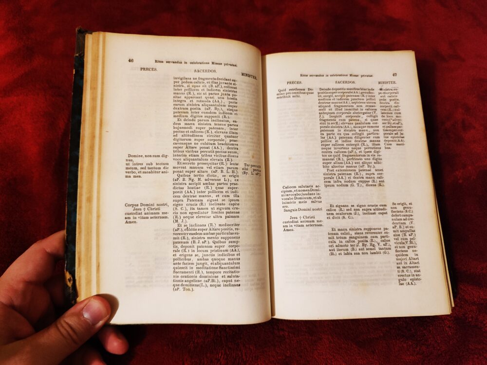 J. B. Falise, "Sacrorum Rituum rubricarumque Missalis Breviarii et Ritualis Romani compendiosa elucidatio" [1863] - obrazek 2