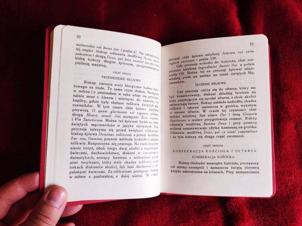 Ks. dr Edward Górski, "Konsekracja kościoła, ołtarza i dzwonów na podstawie nowego wydania Pontyfikału Rzymskiego. Tekst i komentarz. Studium liturgiczno-historyczne" [1966] - obrazek 3