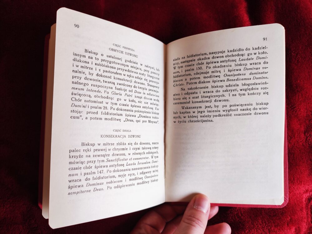 Ks. dr Edward Górski, "Konsekracja kościoła, ołtarza i dzwonów na podstawie nowego wydania Pontyfikału Rzymskiego. Tekst i komentarz. Studium liturgiczno-historyczne" [1966] - obrazek 5