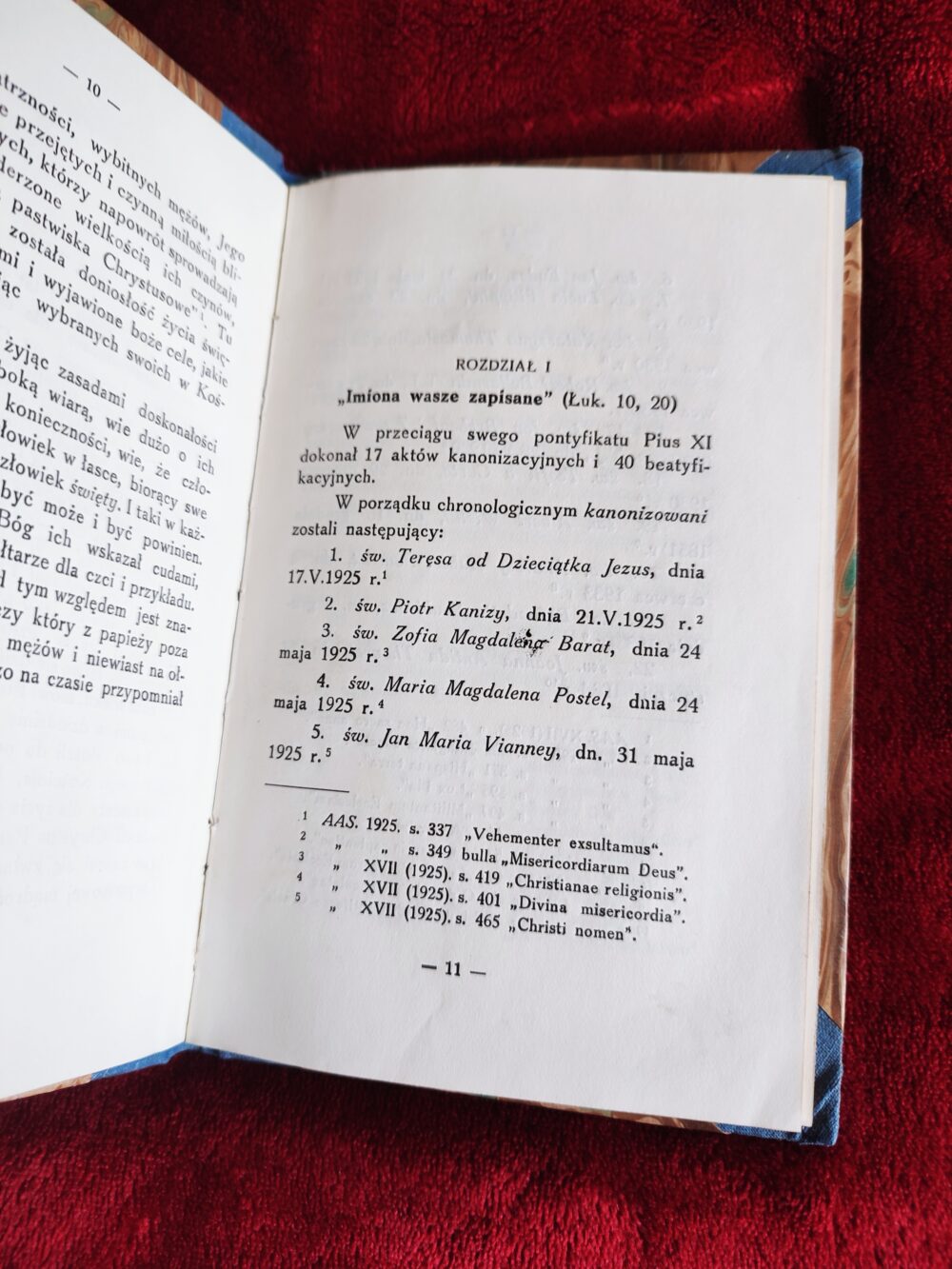 Ks. prof. Michał Niechaj, "Kanonizacje i beatyfikacje Piusa XI" [1939] - obrazek 2