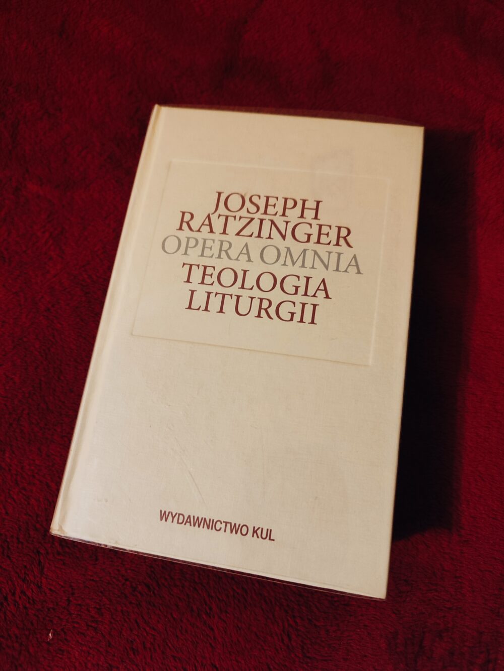 Joseph Ratzinger/Benedykt XVI, "Teologia liturgii. Sakramentalne podstawy życia chrześcijańskiego" [2012]