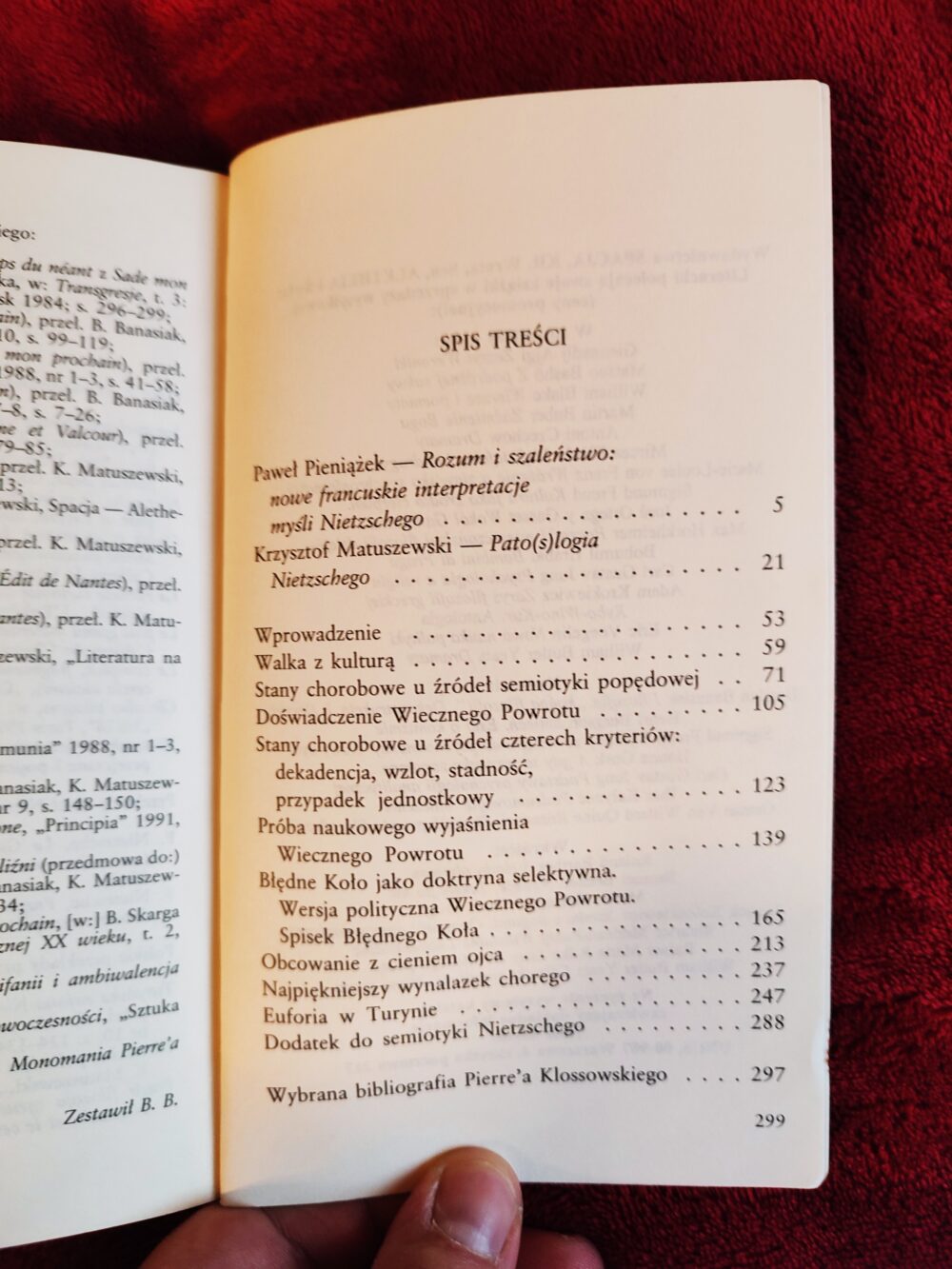 Pierre Klossowski, "Nietzsche i błędne koło" [1996] - obrazek 2