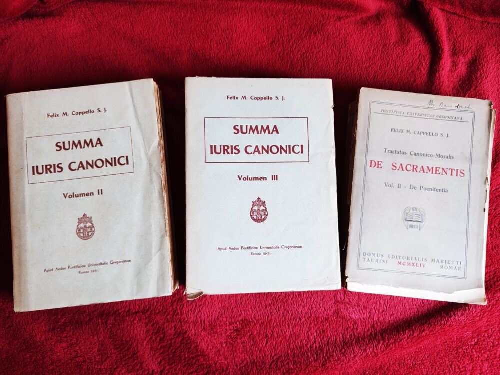 Podręczniki teologiczne Felixa Capello S. J.
