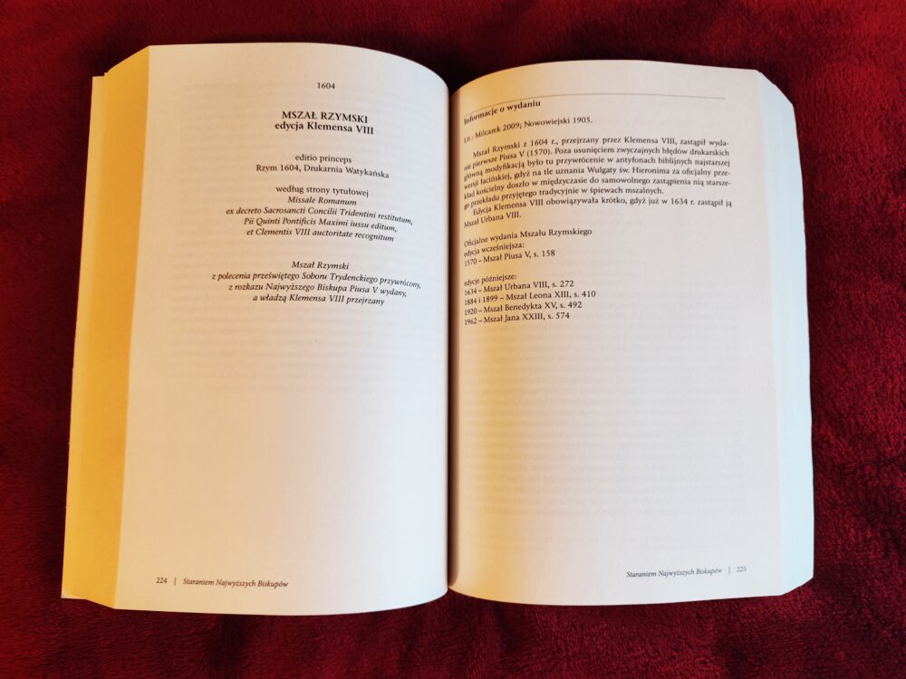 Paweł Milcarek, "Staraniem Najwyższych Biskupów. Księgi liturgiczne Kościoła oraz ich dokumenty zatwierdzające wydane przez Stolicę Apostolską" (t. I) [2022] - obrazek 2