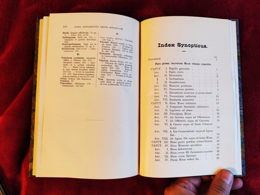 J. Aertnys C.SS.R., "Compendium liturgiae sacrae juxta ritum romanum" [1914] - obrazek 2