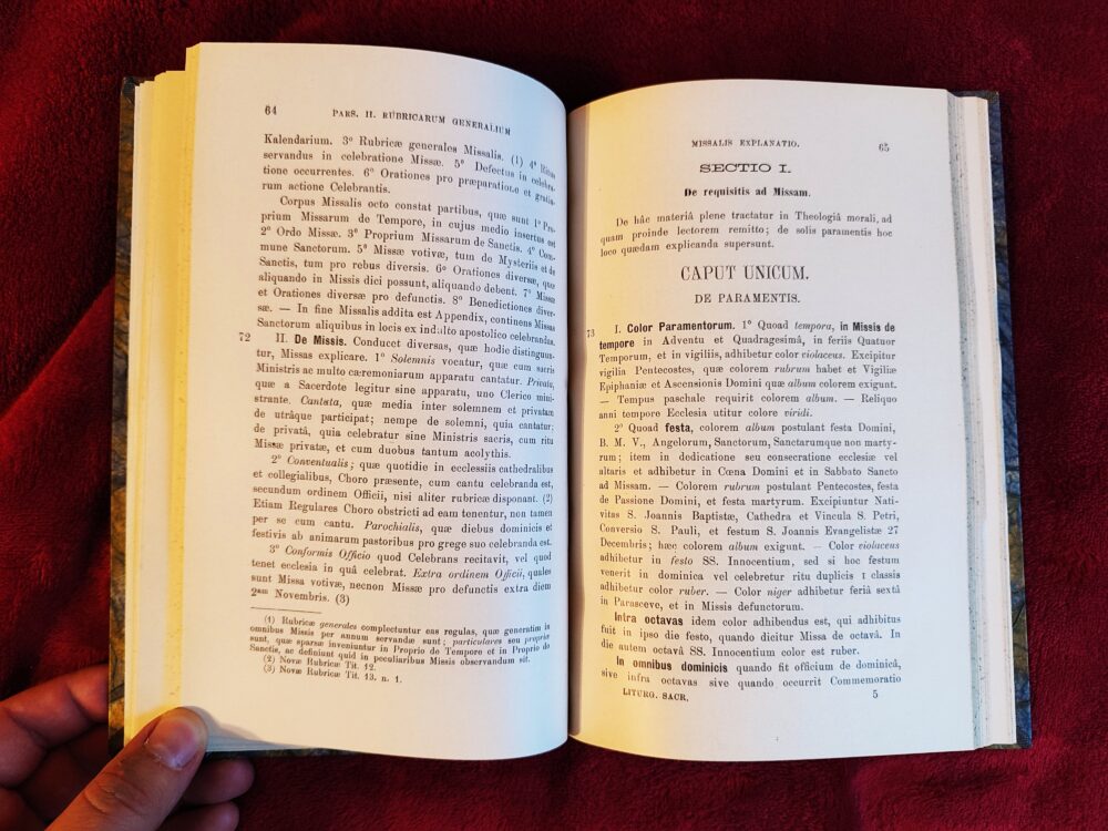J. Aertnys C.SS.R., "Compendium liturgiae sacrae juxta ritum romanum" [1914] - obrazek 5