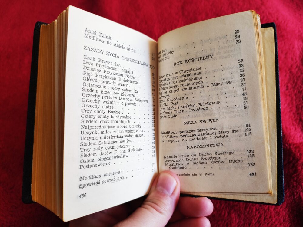 Modlitewnik katolicki "Weselcie się w Panu" [1955] - obrazek 3