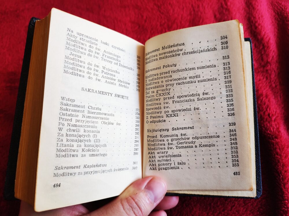 Modlitewnik katolicki "Weselcie się w Panu" [1955] - obrazek 4