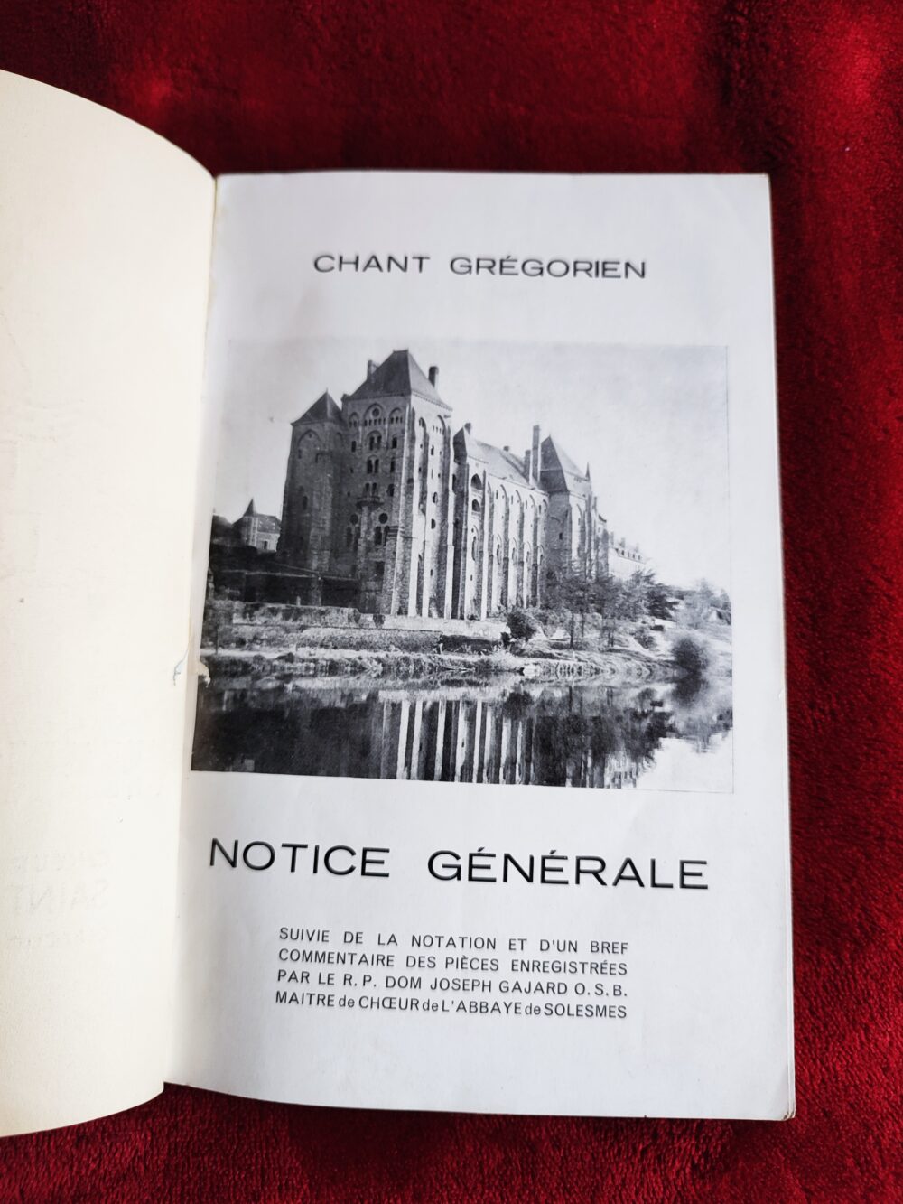 Mnisi z Solesmes, "Chant Grégorien" [c. 1960]