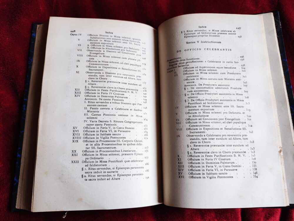 J. F. van der Stappen, "Caeremoniale seu manuale ad functiones solemnes rite peragendas" [1903] - obrazek 4