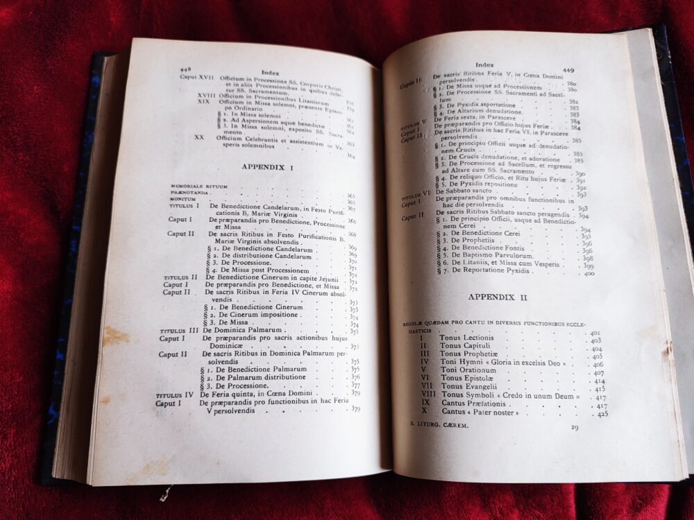 J. F. van der Stappen, "Caeremoniale seu manuale ad functiones solemnes rite peragendas" [1903] - obrazek 5