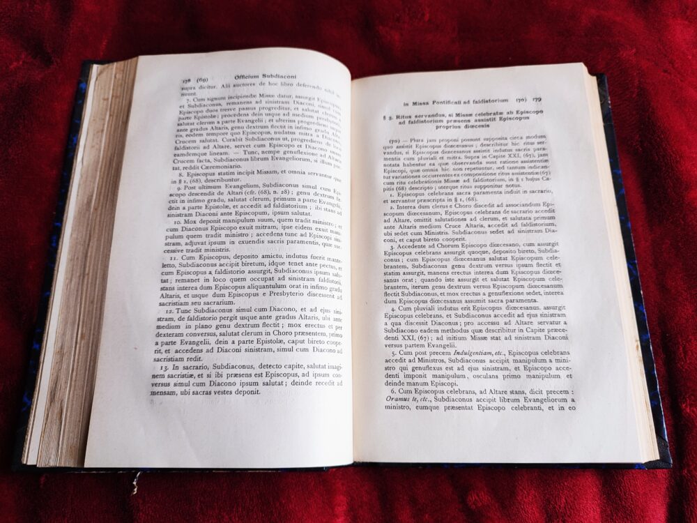 J. F. van der Stappen, "Caeremoniale seu manuale ad functiones solemnes rite peragendas" [1903] - obrazek 8