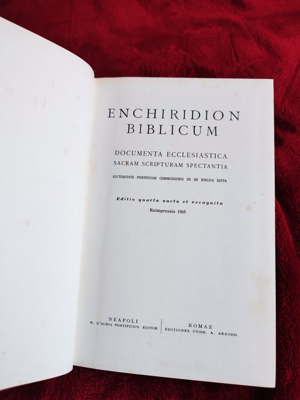 Enchiridion Biblicum [1965]