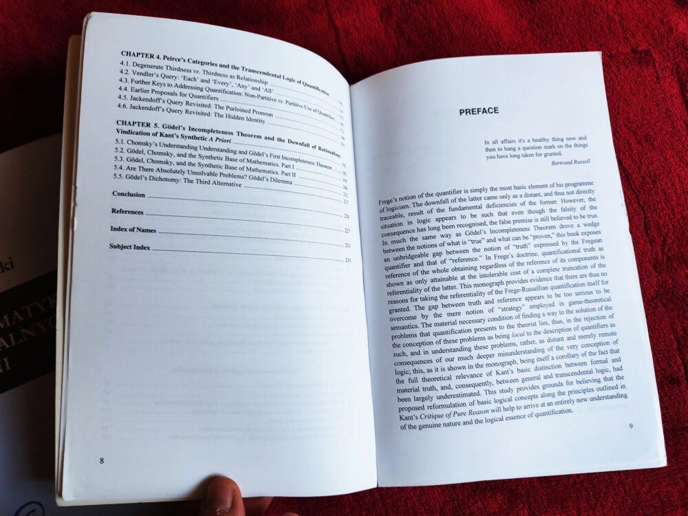 A. Mołczanow, "Quantification: Transcending Beyond Frege's Boundaries" [2011] + J. Życiński, "Świat matematyki i jej materialnych cieni" [2011] - obrazek 5