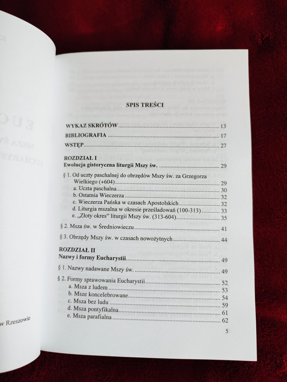 Ks. Władysław Głowa, "Eucharystia. Msza święta i kult tajemnicy eucharystycznej poza Mszą świętą" [2005] - obrazek 2