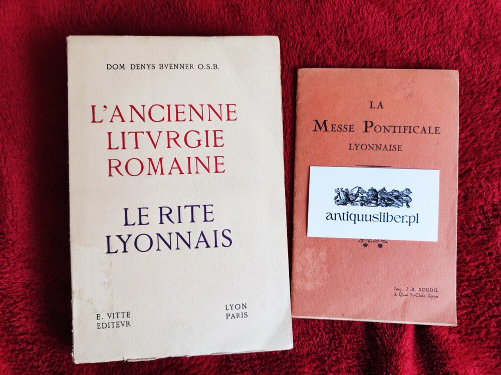 Książki o liturgii lyońskiej (Ritus Lugdunensis)