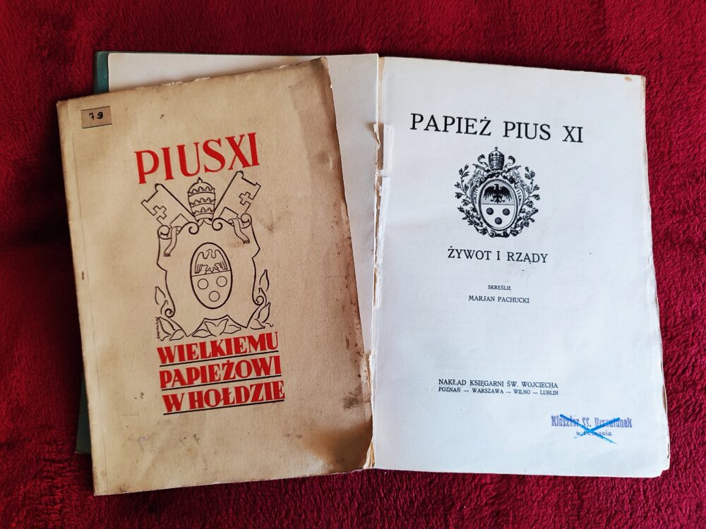 M. Pachucki, "Papież Pius XI. Żywot i rządy" [bdw] + "Pius XI. Wielkiemu Papieżowi w hołdzie" [1939]