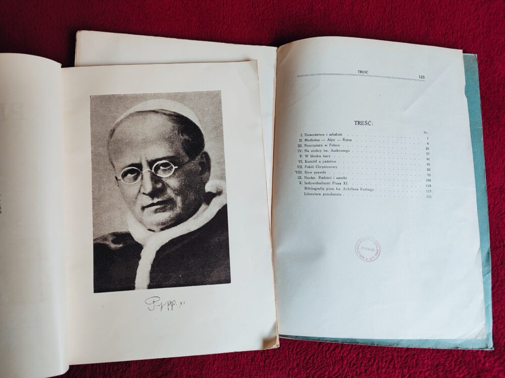 M. Pachucki, "Papież Pius XI. Żywot i rządy" [bdw] + "Pius XI. Wielkiemu Papieżowi w hołdzie" [1939] - obrazek 2