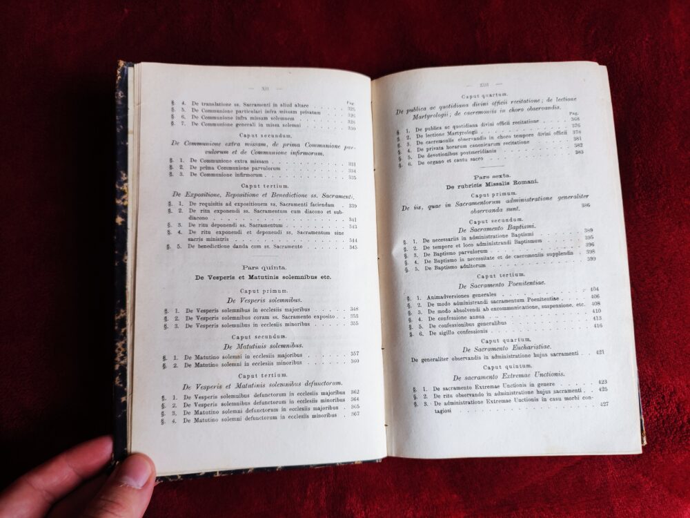 Josephus Sutor, "Liturgia Sacra Ecclesiae Romanae" [1872] - obrazek 5