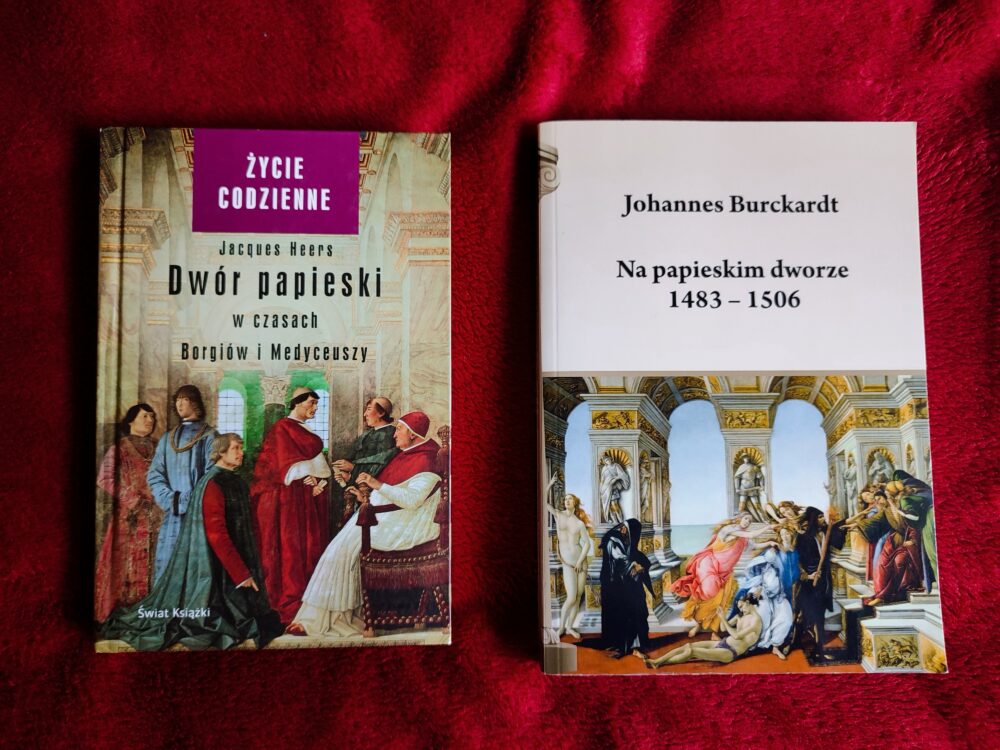 Dwór papieski i Rzym w czasach odrodzenia (2 książki)