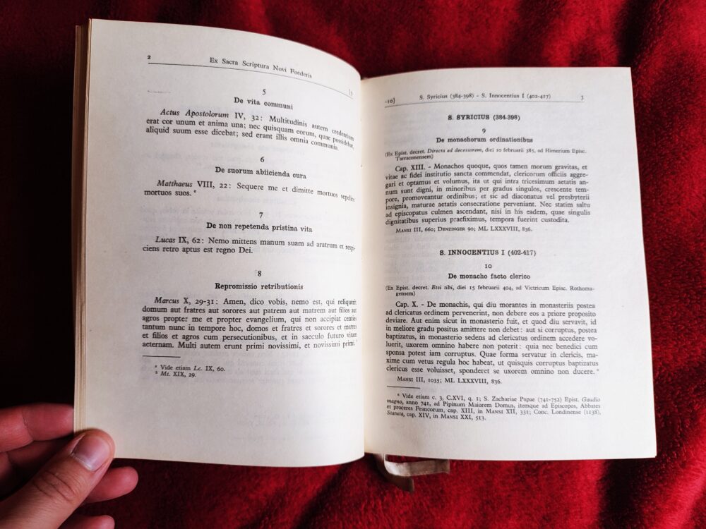 Enchiridion de statibus perfectionis. Documenta Ecclesiae sodalibus instituendis [1949] - obrazek 2