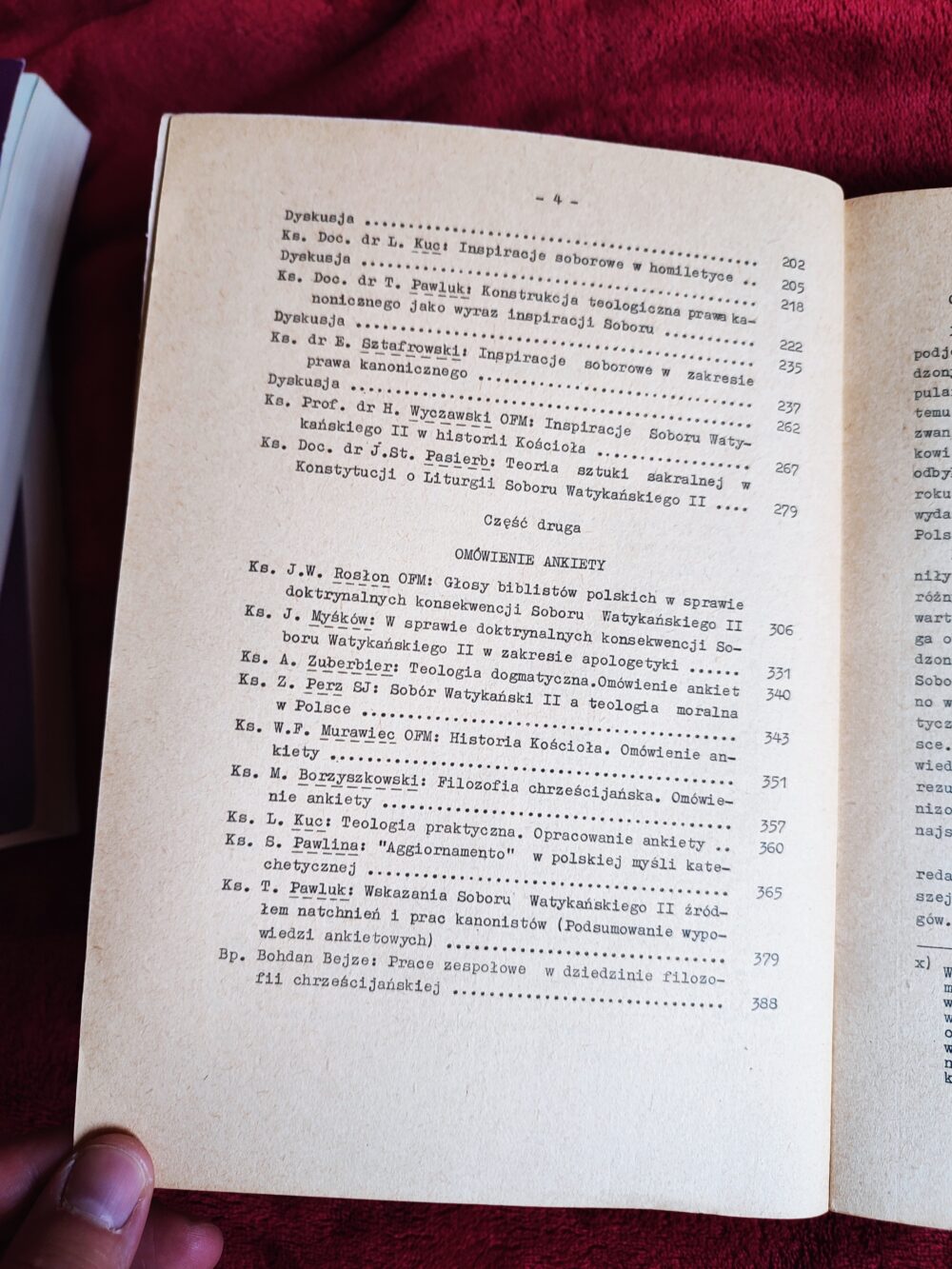 Duszpasterski Synod Archidiecezji Krakowskiej 1972-1979 (2 tomy) [1985] + "Myśl posoborowa w Polsce" [1970] - obrazek 3