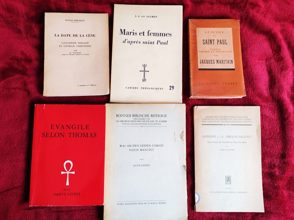 Zestaw 6 książek z biblistyki