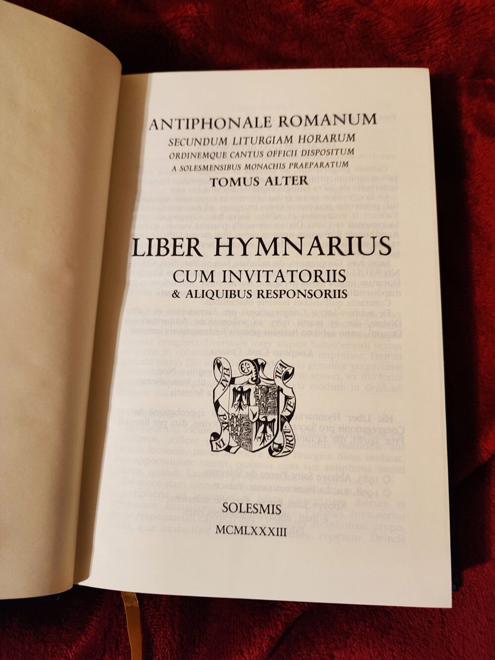 Liber Hymnarius [1983]