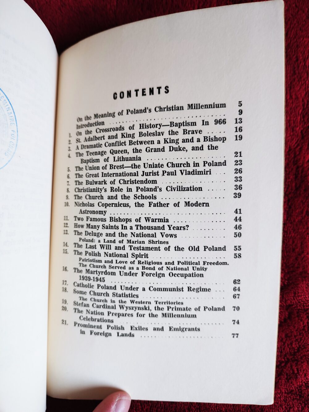 Ignatius Olszewski, "Highlights of the Christian Millennium of Poland" [1966] - obrazek 2