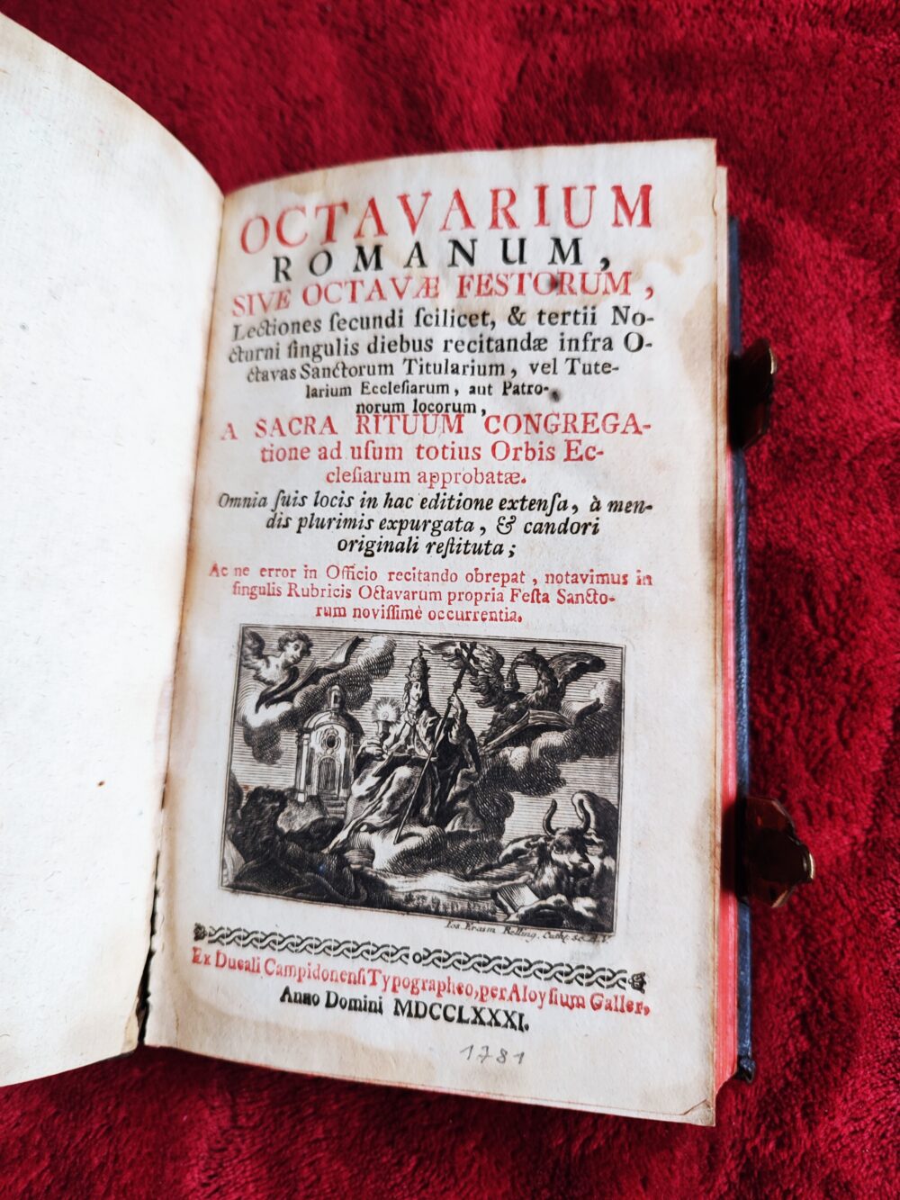 Octavarium Romanum [1781]