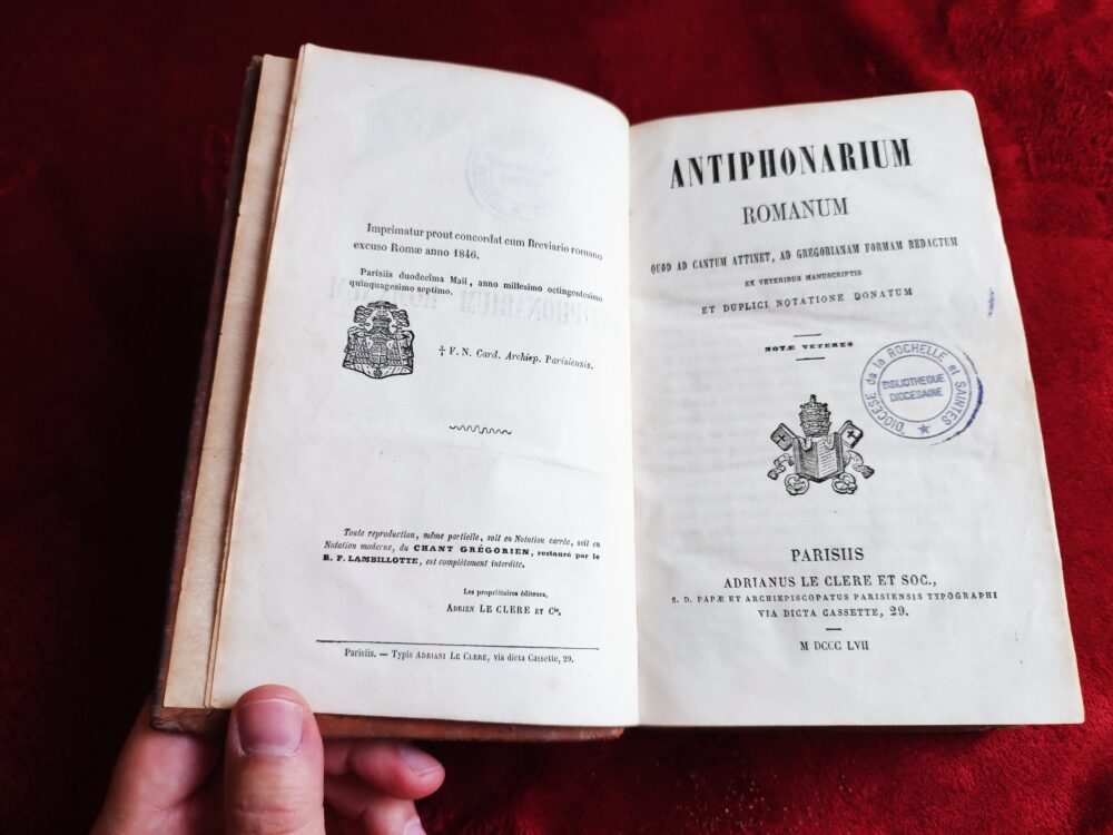 Antiphonarium Romanum [1857] + Antiphonarium Aeduense [1859]