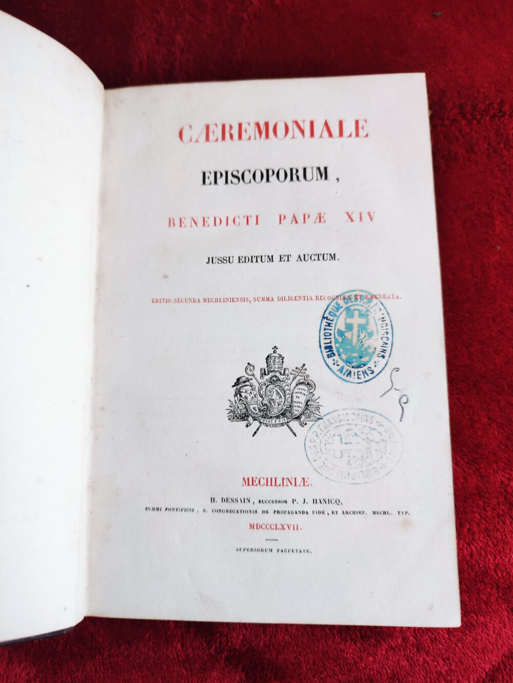 Caeremoniale Episcoporum [1867]