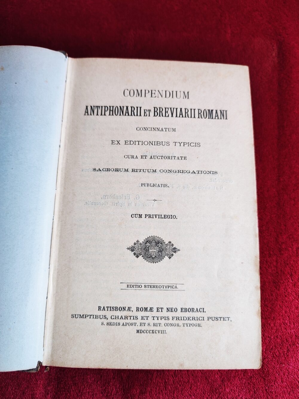 Compendium Antiphonarii et Breviarii Romani [1898]