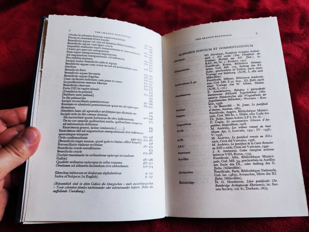 Z. Obertyński, "The Cracow Pontifical (Pontificale Cracoviense Saeculi XI)" [1977] - obrazek 4