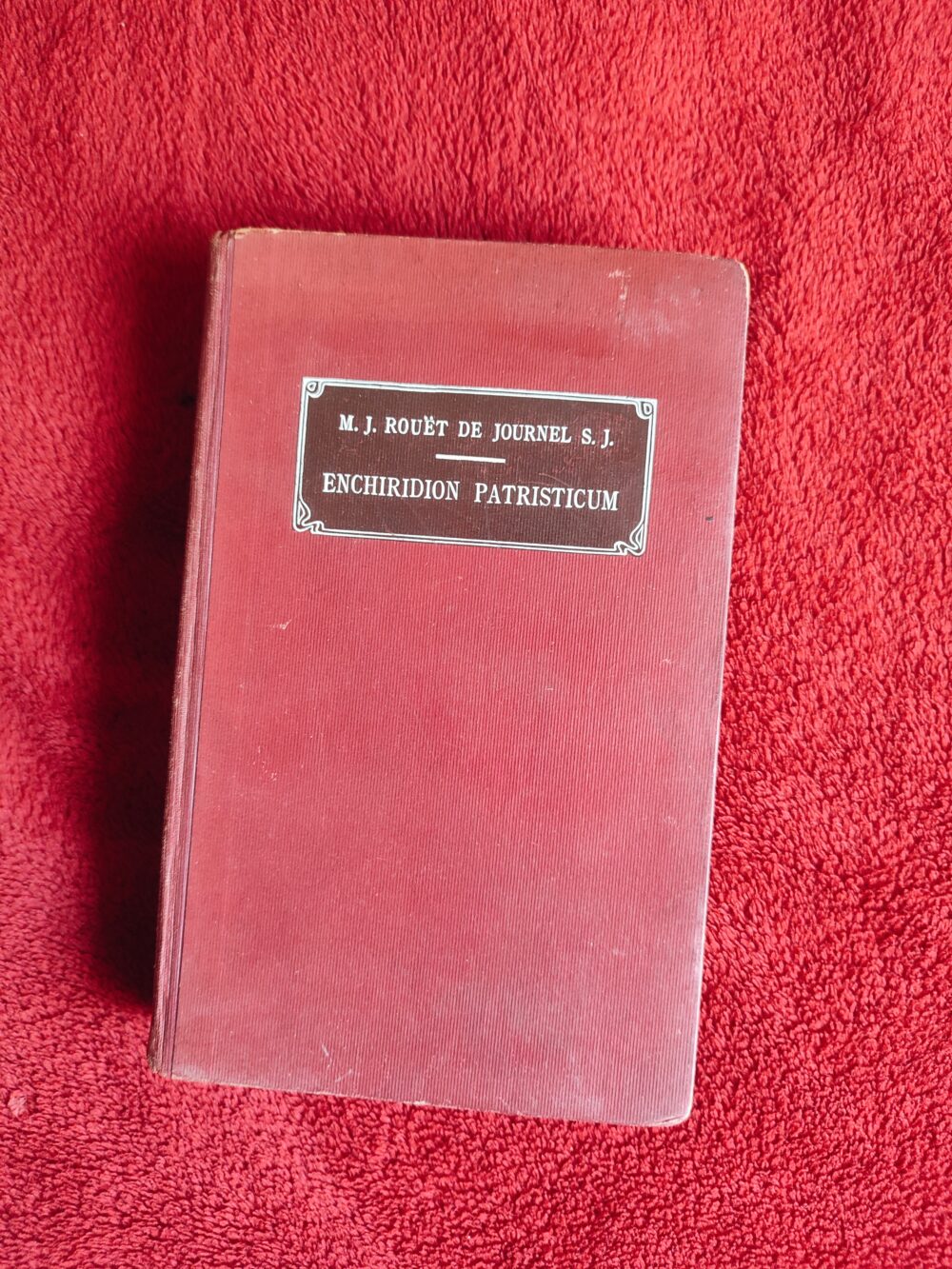 M. J. Rouët de Journel S. J., "Enchiridion patristicum" [1922]