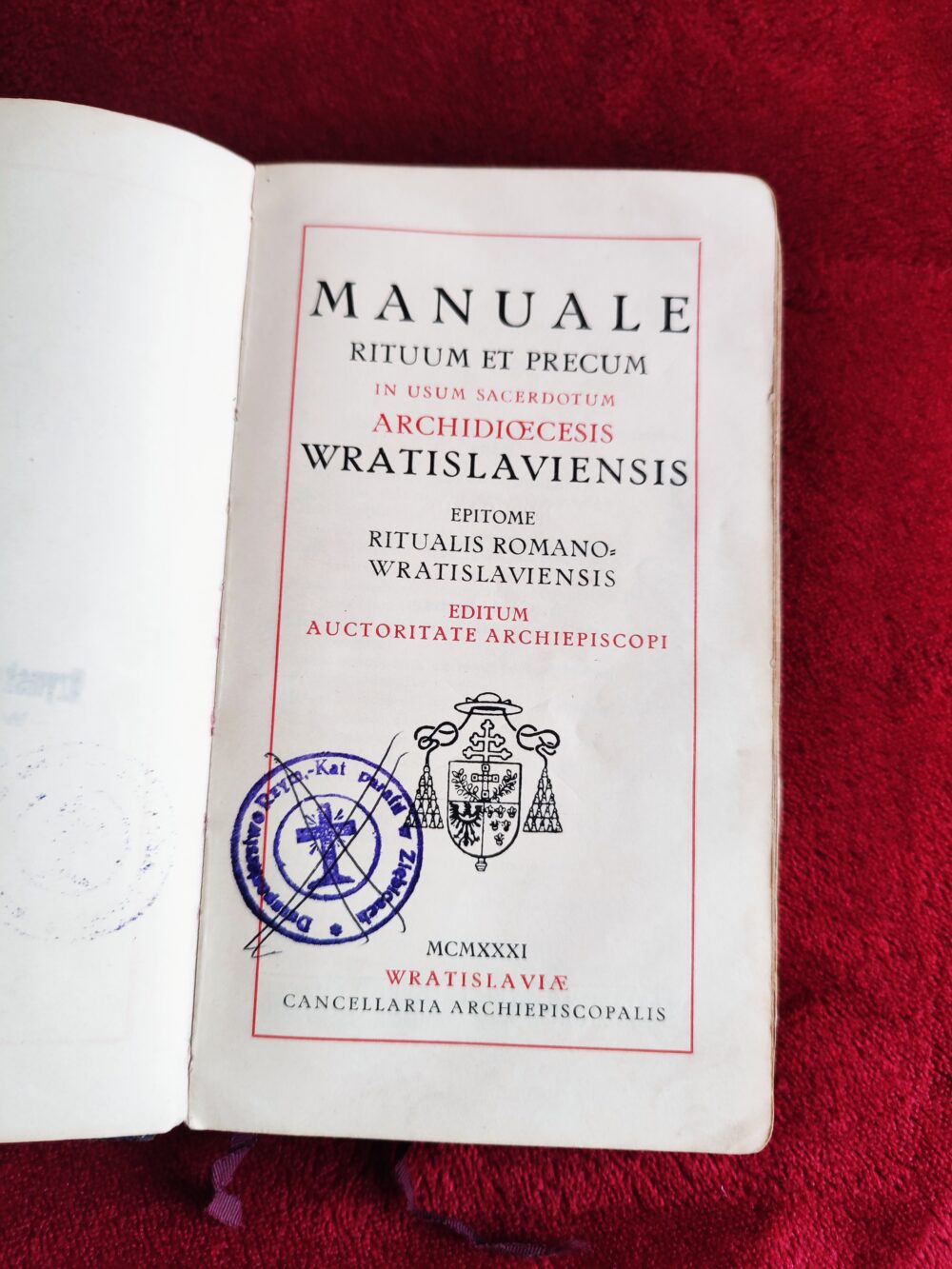 Manuale Archidioecesis Wratislaviensis [1931]